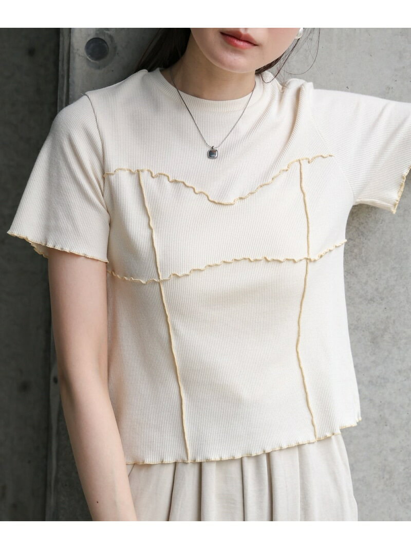 乐天商城 - 【SALE／20%OFF】ビスチェライク配色メロウカットソー Bab バブ / ブージュルード トップス カットソー・Tシャツ レッド ブラック ホワイト【RBA_E】[Rakuten Fashion]