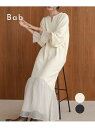 【SALE/10%OFF】【低身長向けサイズあり】オーガンジー切替スウェットワンピース Bab バブ / ブージュルード ワンピース・ドレス ワンピース ブラッ...
