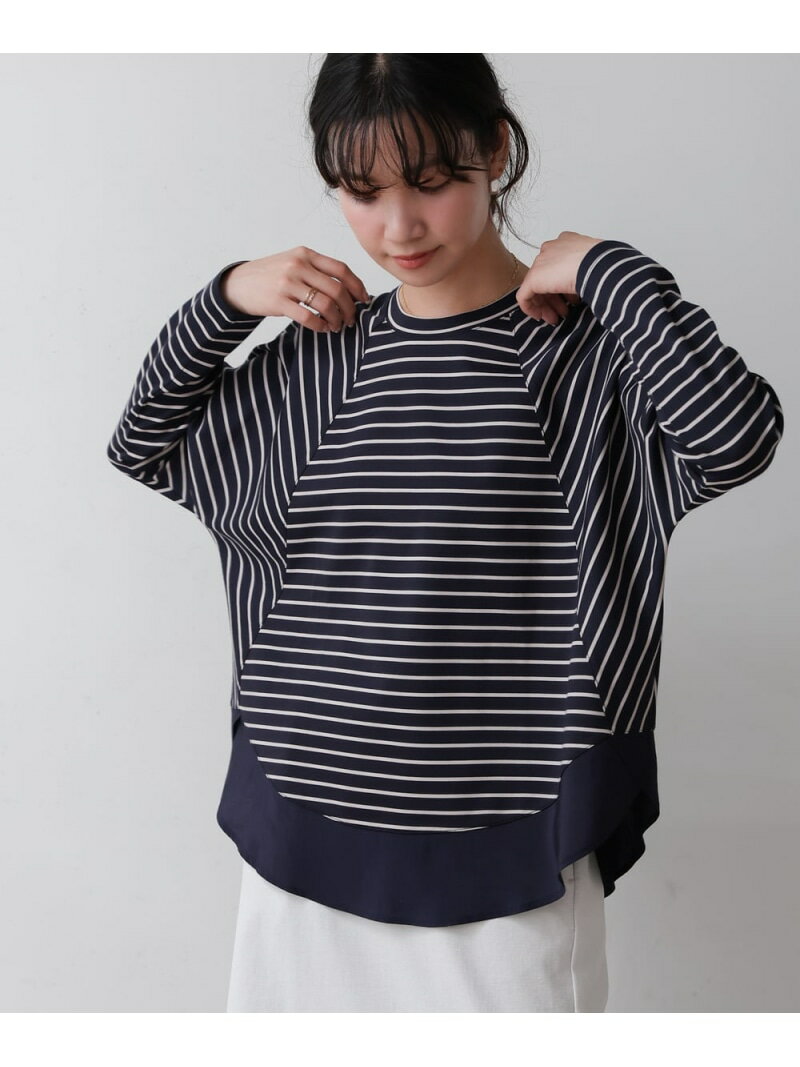 【SALE／20%OFF】クリアポンチドッキングプルオーバー Bou Jeloud バブ / ブージュルード トップス カットソー・Tシャツ レッド ブラウン【RBA_E】【送料無料】[Rakuten Fashion]のサムネイル