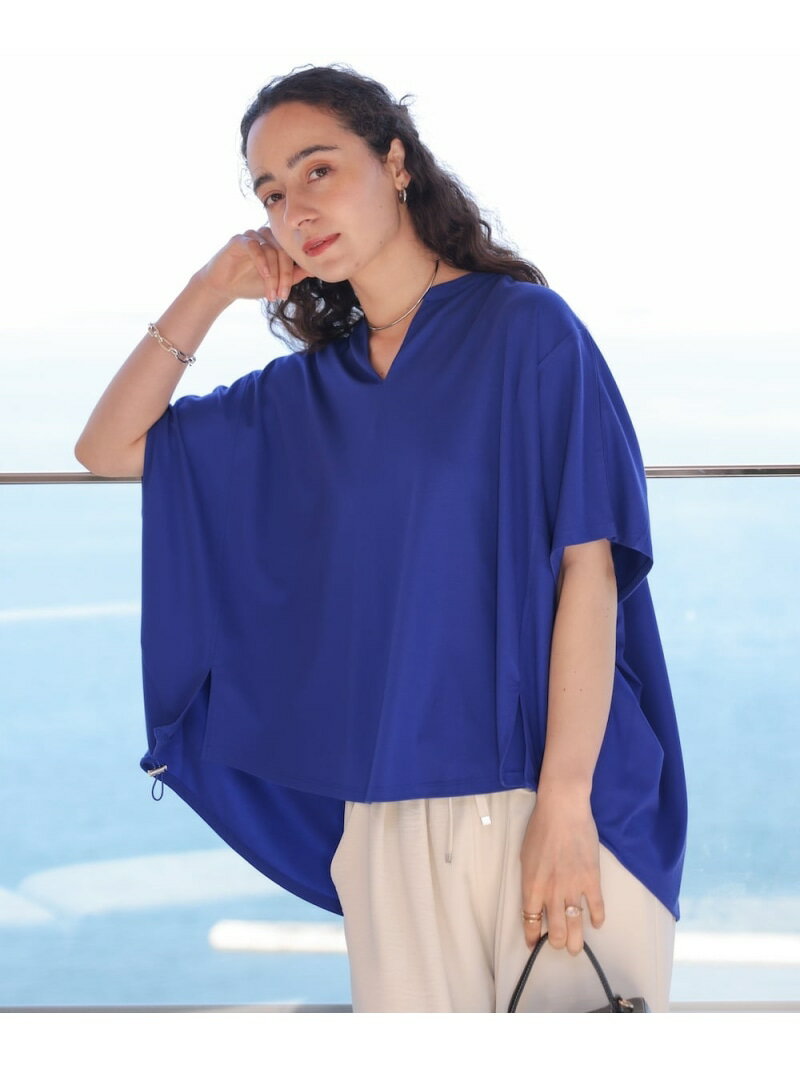 Rakuten - 【SALE／9%OFF】【接触冷感/UVカット】クリアクールスキッパープルオーバー Bou Jeloud バブ / ブージュルード トップス カットソー・Tシャツ ホワイト オレンジ ブラウン ブルー ブラック【RBA_E】【先行予約】*【送料無料】[Rakuten Fashion]