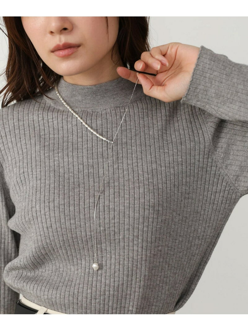 Rakuten - 【ホリデー特集】変形パール*ロングチェーンネックレス Bab バブ / ブージュルード アクセサリー・腕時計 ネックレス ゴールド シルバー[Rakuten Fashion]