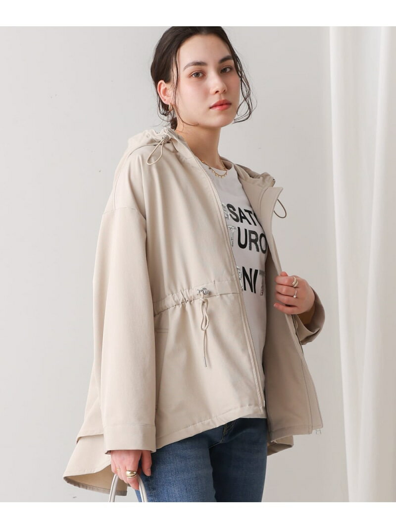 【SALE／40%OFF】撥水・花粉ティアードジャケット Bou Jeloud バブ / ブージュルード ジャケット・アウター その他のジャケット・アウター ベージュ ブラック【RBA_E】【送料無料】[Rakuten Fashion]のサムネイル