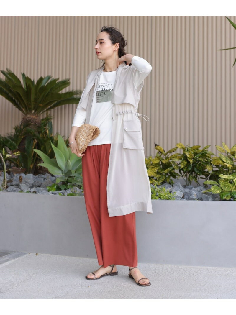 乐天商城 - 【SALE／20%OFF】シアーガンフラップロングジレ Bou Jeloud バブ / ブージュルード トップス ベスト・ジレ グレー ブラック【RBA_E】【送料無料】[Rakuten Fashion]