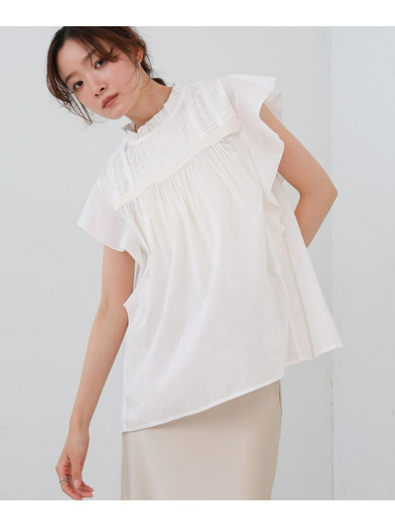 Rakuten - 【SALE／20%OFF】キャンブリックボイル ピンタックフリルブラウス Bab バブ / ブージュルード トップス シャツ・ブラウス オレンジ ブラック ホワイト【RBA_E】【送料無料】[Rakuten Fashion]