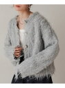 【SALE/40%OFF】MIXシャギーニットカーディガン Bab バブ / ブージュルード トップス カーディガン ベージュ ピンク グレー【RBA_E】[R...