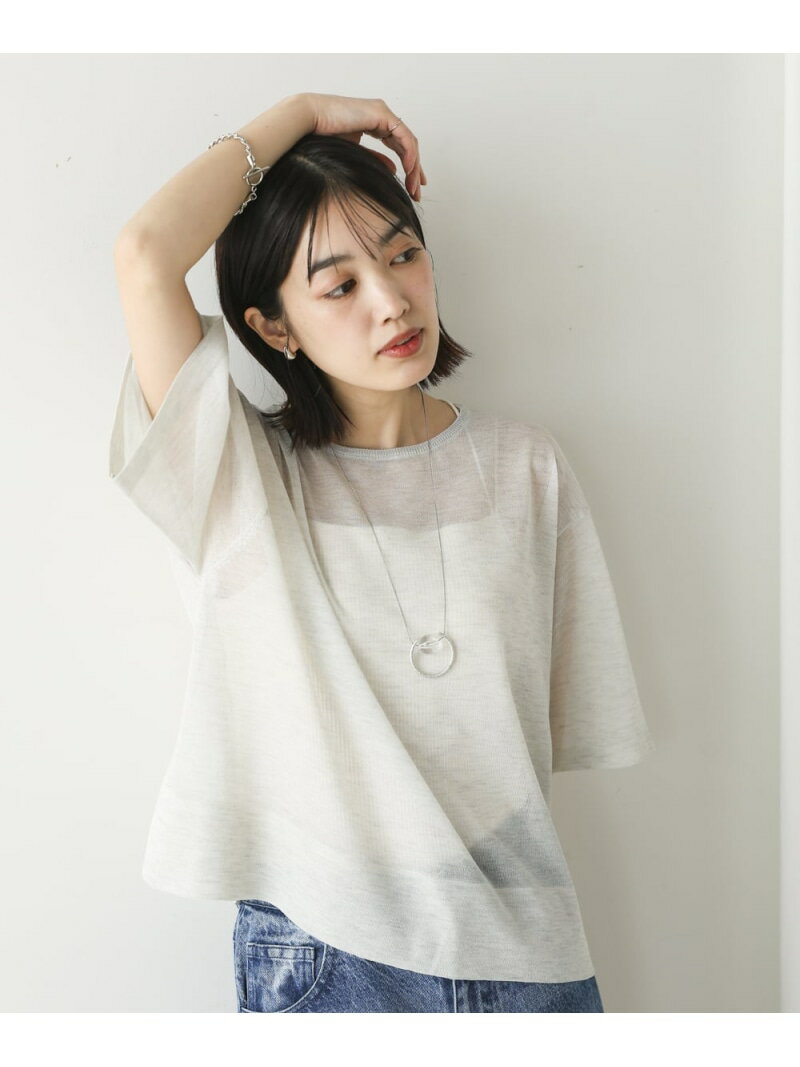Rakuten - 【SALE／30%OFF】スパーク糸シアープルオーバー Bou Jeloud バブ / ブージュルード トップス カットソー・Tシャツ ブラック グレー ピンク【RBA_E】[Rakuten Fashion]