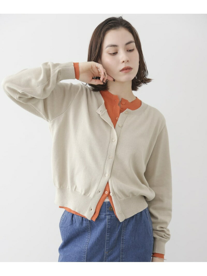 乐天商城 - 【SALE／30%OFF】【WEB限定】配色レイヤードカーディガン Bou Jeloud バブ / ブージュルード トップス カーディガン ホワイト グレー【RBA_E】【送料無料】[Rakuten Fashion]
