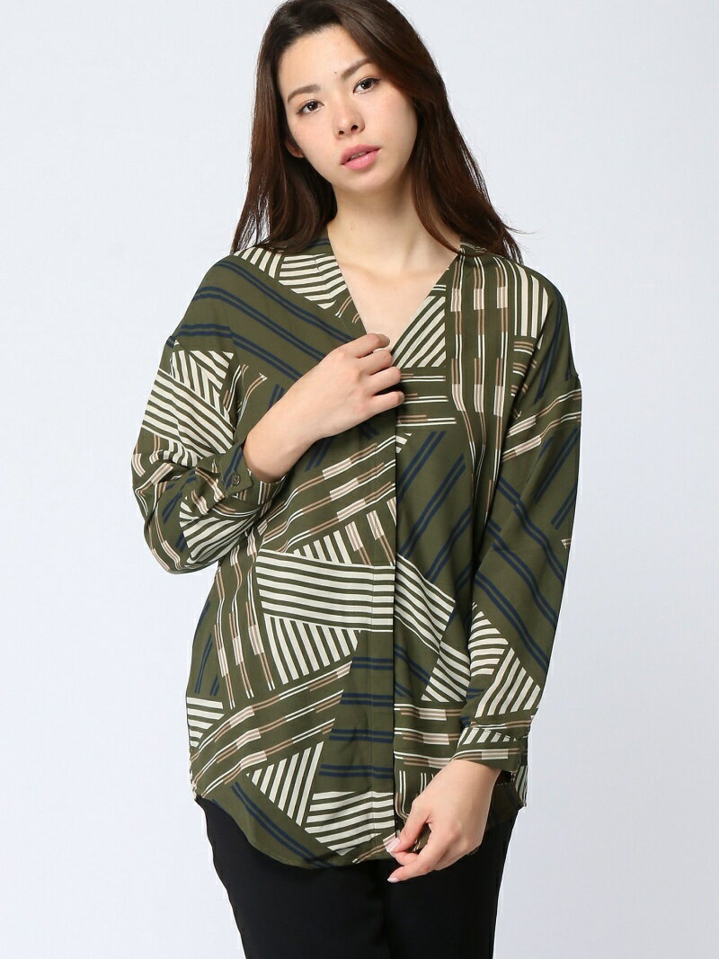 【SALE／50%OFF】アソートチェックチュニック Bou Jeloud バブ / ブージュルード ワンピース・ドレス チュニック カーキグリーン ネイビー【RBA_E】【送料無料】[Rakuten Fashion]