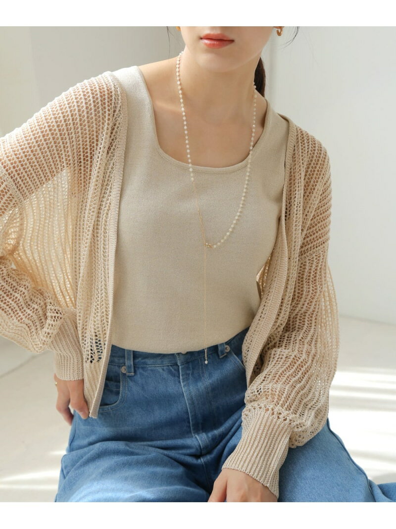 Rakuten - 【SALE／39%OFF】メッシュショートカーディガン Bou Jeloud バブ / ブージュルード トップス カーディガン ブルー ホワイト【RBA_E】【送料無料】[Rakuten Fashion]