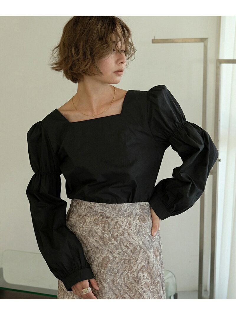 Rakuten - 【SALE／50%OFF】【WEB限定】シャーリングショルダーブラウス Bab バブ / ブージュルード トップス シャツ・ブラウス ホワイト ブラウン ブラック【RBA_E】[Rakuten Fashion]