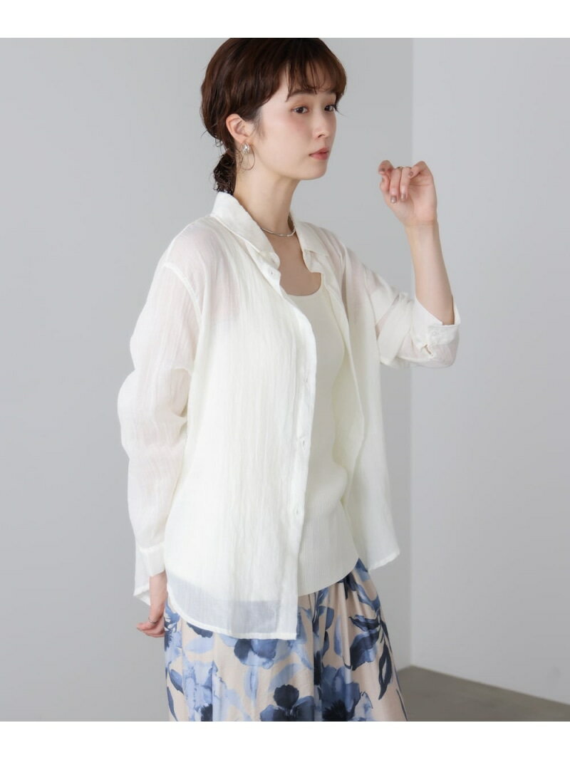 乐天商城 - 【SALE／40%OFF】ガーゼシャツ Bou Jeloud バブ / ブージュルード トップス シャツ・ブラウス ホワイト イエロー ピンク グリーン ブラック【RBA_E】[Rakuten Fashion]