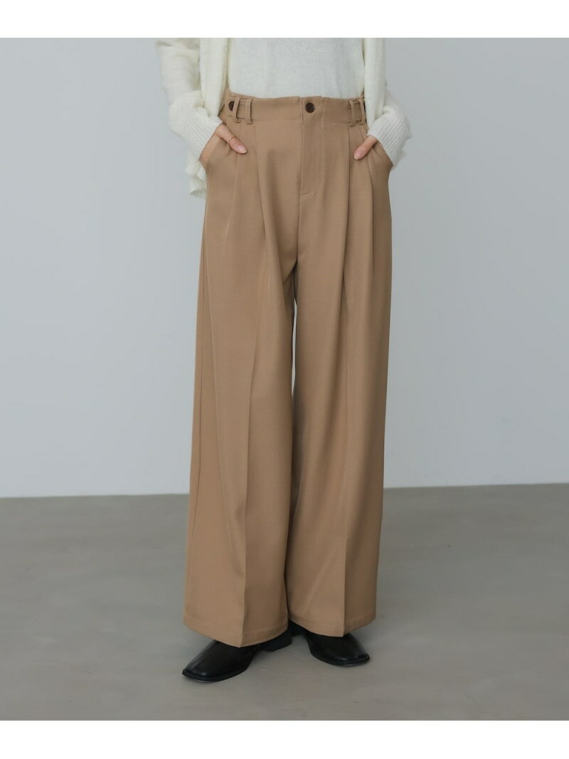 Rakuten - 【SALE／20%OFF】【低身長向けサイズあり】ツータックパンツ Bab バブ / ブージュルード パンツ スラックス・ドレスパンツ ブラウン ベージュ ブラック【RBA_E】[Rakuten Fashion]