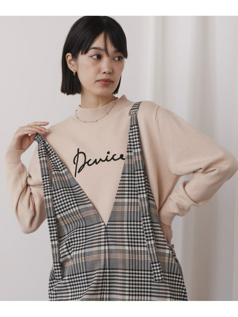 乐天商城 - 【SALE／40%OFF】刺繍ロゴニット Bou Jeloud バブ / ブージュルード トップス ニット ブラック ベージュ ブラウン【RBA_E】[Rakuten Fashion]