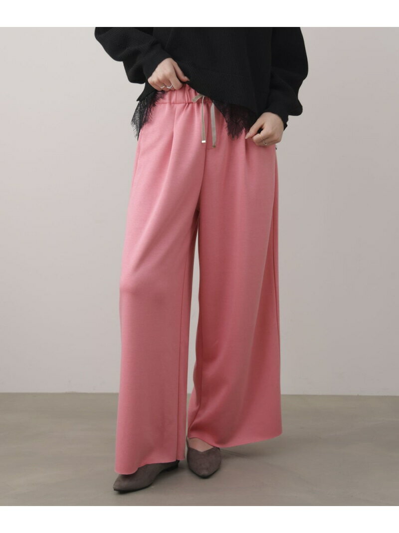 乐天商城 - 【SALE／32%OFF】パウンドストレッチセミワイドパンツ Bou Jeloud バブ / ブージュルード パンツ ジャージ・スウェットパンツ ピンク グリーン グレー レッド ホワイト【RBA_E】【送料無料】[Rakuten Fashion]