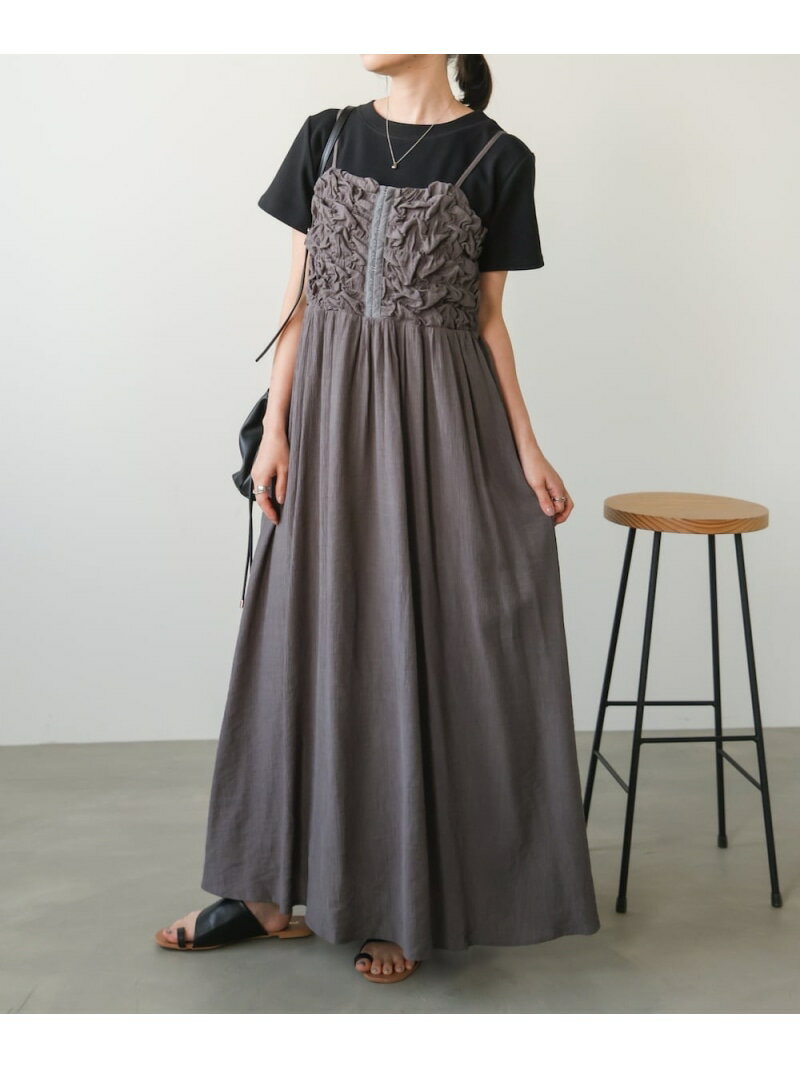 乐天商城 - 【SALE／20%OFF】くしゅくしゅキャミワンピース Bab バブ / ブージュルード ワンピース・ドレス ワンピース【RBA_E】【送料無料】[Rakuten Fashion]