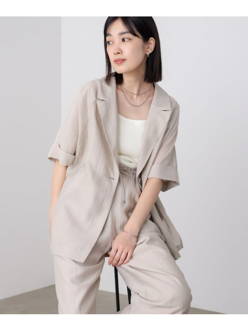 Other - 【SALE／10%OFF】ショートスリーブジャケット Bou Jeloud バブ / ブージュルード ジャケット・アウター テーラードジャケット・ブレザー ブラック グレー【RBA_E】【先行予約】*【送料無料】[Rakuten Fashion]