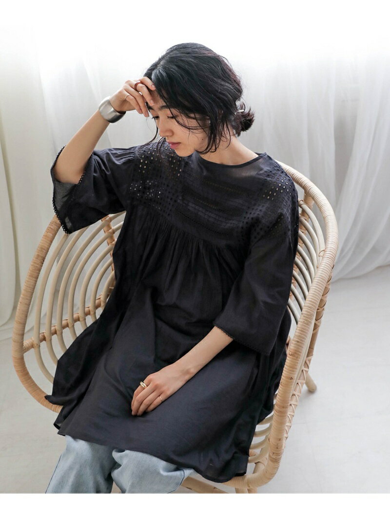 お気にいる ブージュルード Bou Jeloudピンタックインド綿ボイルワンピース ワンピース Hesperiavet Com