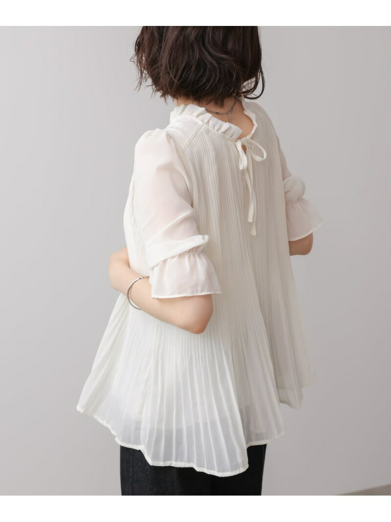 Rakuten - 【SALE／29%OFF】2WAYハーフスリーブブラウス Bou Jeloud バブ / ブージュルード トップス シャツ・ブラウス ホワイト【RBA_E】【送料無料】[Rakuten Fashion]
