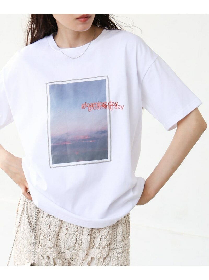 Rakuten - 【SALE／29%OFF】シアーレイヤードプリントTシャツ Bab バブ / ブージュルード トップス カットソー・Tシャツ ホワイト【RBA_E】[Rakuten Fashion]