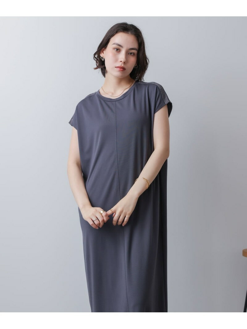 【SALE／30%OFF】バックラメラインワンピース Bou Jeloud バブ / ブージュルード ワンピース・ドレス ワンピース ブラウン【RBA_E】【送料無料】[Rakuten Fashion]