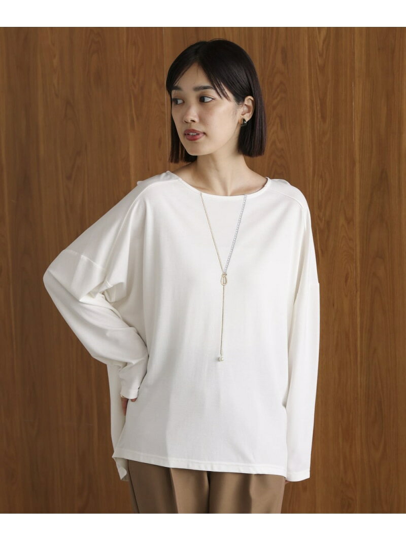 【SALE／39%OFF】ネックレス刺繍プルオーバー Bou Jeloud バブ / ブージュルード トップス カットソー・Tシャツ ブラック ホワイト【RBA_E】[Rakuten Fashion]