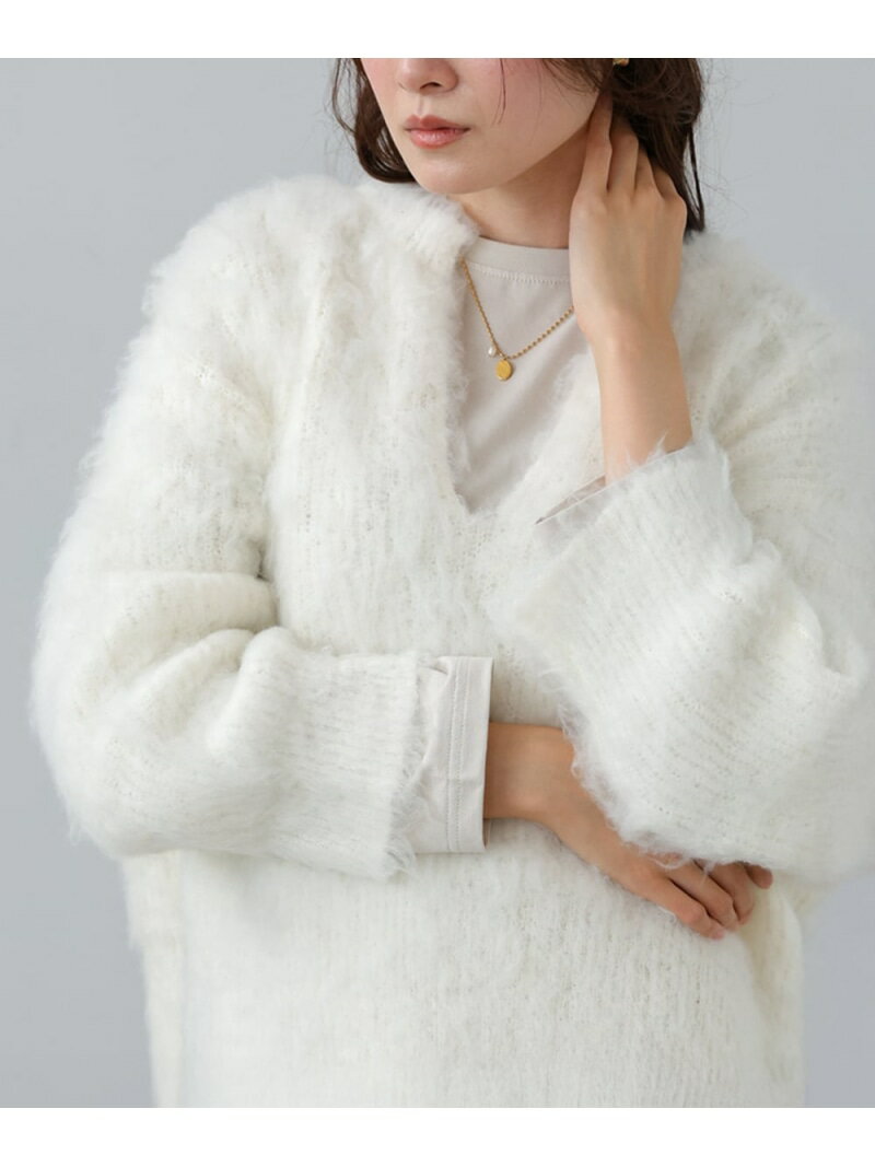 Rakuten - 【SALE／19%OFF】インナーセットキーネックケガキニットトップス Bab バブ / ブージュルード トップス ニット グリーン グレー ホワイト【RBA_E】【送料無料】[Rakuten Fashion]