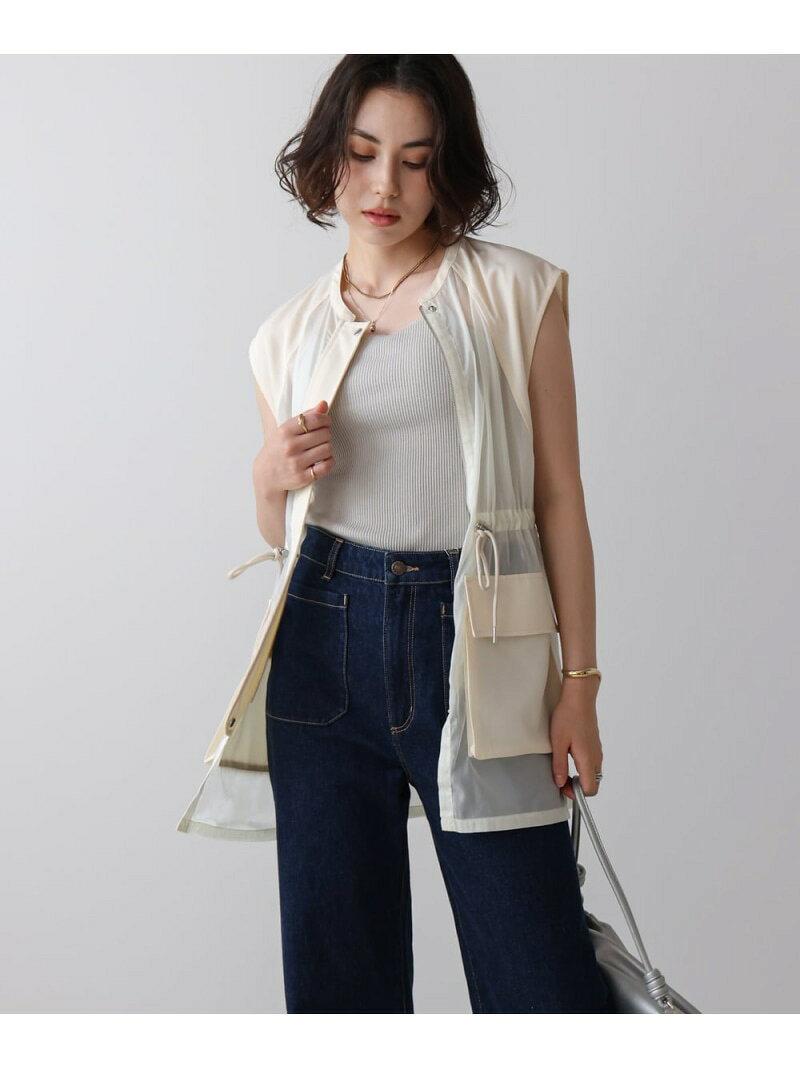 Rakuten - 【SALE／20%OFF】フライスタンクトップ Bou Jeloud バブ / ブージュルード トップス ノースリーブ・タンクトップ ブラック ホワイト【RBA_E】[Rakuten Fashion]