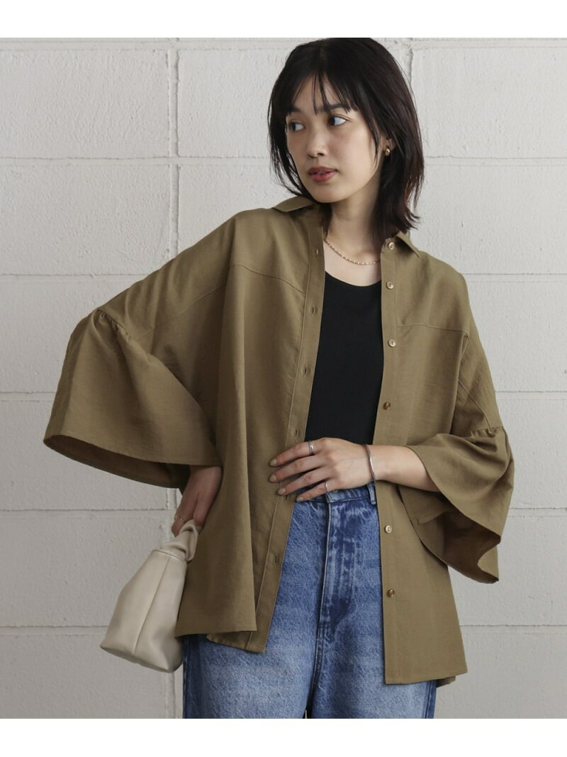 乐天商城 - 【SALE／40%OFF】ギャザースリーブシャツ Bou Jeloud バブ / ブージュルード トップス シャツ・ブラウス ブラック【RBA_E】[Rakuten Fashion]