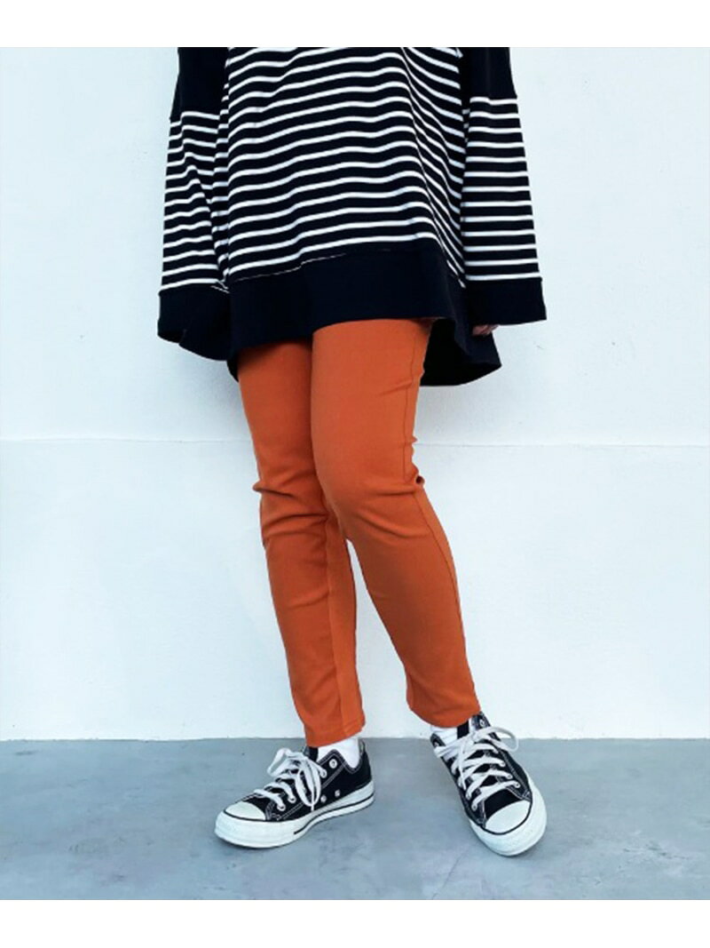 【SALE／37%OFF】《AILE AILE》裏起毛ストレッチスリムパンツ Bou Jeloud バブ / ブージュルード パンツ スラックス・ドレスパンツ ブラック ホワイト イエロー オレンジ ベージュ ブルー ネイビー グリーン【RBA_E】[Rakuten Fashion] linkit-10007594 Bab/Bou Jeloud サンプル画像3