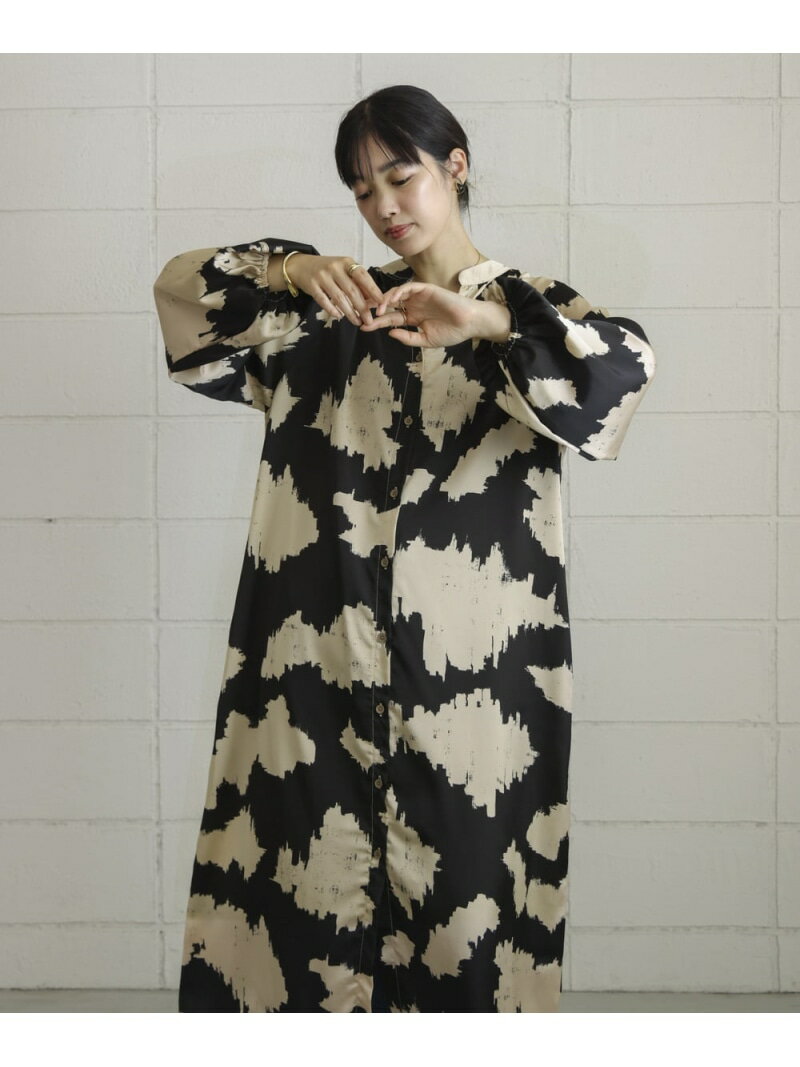 【SALE／39%OFF】モノトーン柄シャツワンピース Bou Jeloud バブ / ブージュルード ワンピース・ドレス シャツワンピース【RBA_E】【送料無料】[Rakuten Fashion]