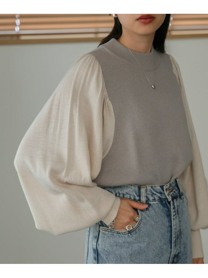 Rakuten - 【SALE／50%OFF】配色プチハイニットトップス Bab バブ / ブージュルード トップス スウェット・トレーナー ピンク ブラウン グレー【RBA_E】[Rakuten Fashion]