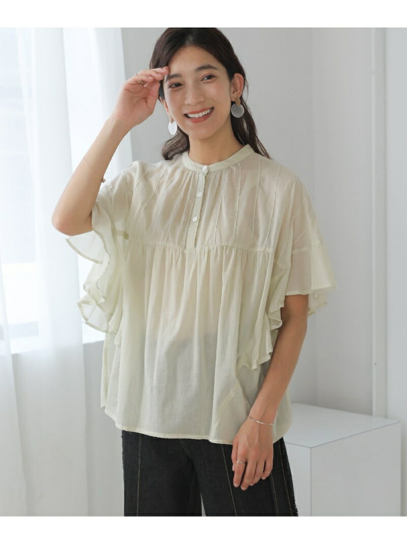 Rakuten - 【SALE／20%OFF】袖フリルブラウス Bou Jeloud バブ / ブージュルード トップス その他のトップス ホワイト レッド ブラック グリーン オレンジ イエロー【RBA_E】【送料無料】[Rakuten Fashion]