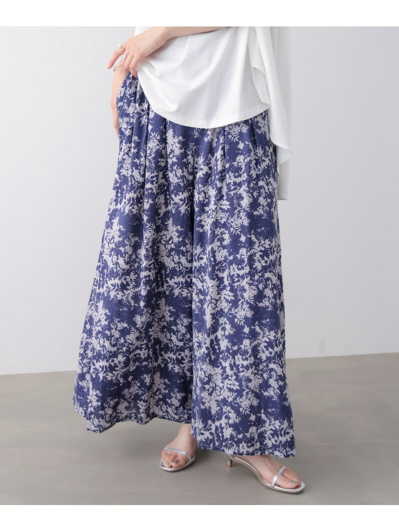 乐天商城 - 【SALE／10%OFF】フラワーパネルフレアパンツ Bou Jeloud バブ / ブージュルード パンツ その他のパンツ ネイビー ブラック【RBA_E】【送料無料】[Rakuten Fashion]