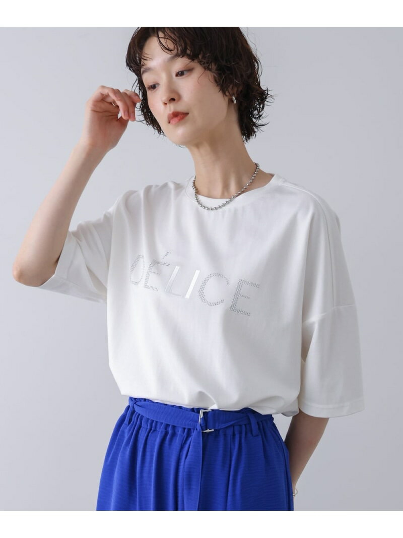 乐天商城 - 【SALE／10%OFF】ラインストーン厚盛り刺繍ロゴT Bou Jeloud バブ / ブージュルード トップス カットソー・Tシャツ ホワイト ブラウン ブラック【RBA_E】【送料無料】[Rakuten Fashion]
