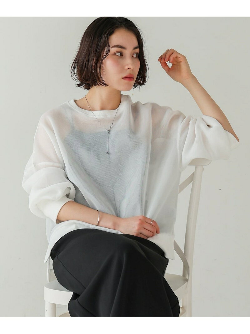 【SALE／40%OFF】クリアダンボールプルオーバー Bou Jeloud バブ / ブージュルード トップス スウェット・トレーナー ブラック ホワイト【RBA_E】[Rakuten Fashion] linkit-10006187 Bab/Bou Jeloud サンプル画像3