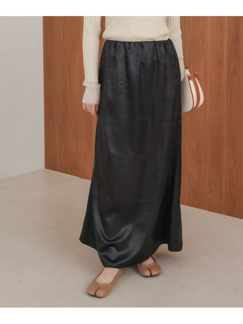 Rakuten - 【SALE／19%OFF】メタリックマーメイドスカート Bab バブ / ブージュルード スカート ロング・マキシスカート シルバー ブラック【RBA_E】【送料無料】[Rakuten Fashion]