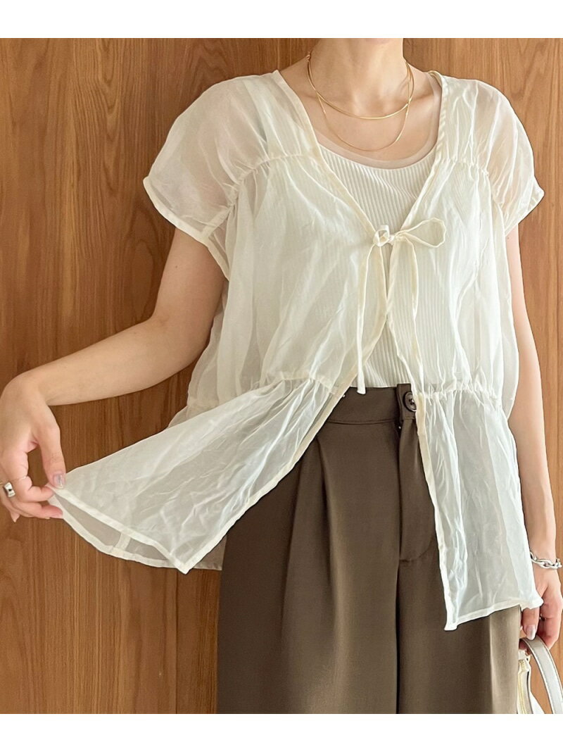 Rakuten - 【SALE／54%OFF】前後2WAYギャザーブラウス Bab バブ / ブージュルード トップス シャツ・ブラウス ベージュ カーキグリーン ホワイト【RBA_E】[Rakuten Fashion]