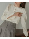 【SALE/30%OFF】前後2WAYパールトップス Bab バブ / ブージュルード トップス その他のトップス ブラック グレー ホワイト【RBA_E】[R...