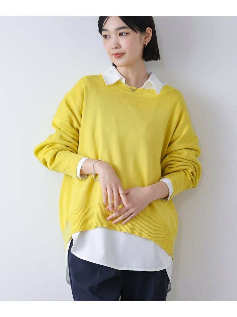 Rakuten - 【SALE／9%OFF】ゆるニットセットレイヤードプルオーバー Bou Jeloud バブ / ブージュルード トップス ニット ブラック レッド グレー イエロー【RBA_E】【送料無料】[Rakuten Fashion]