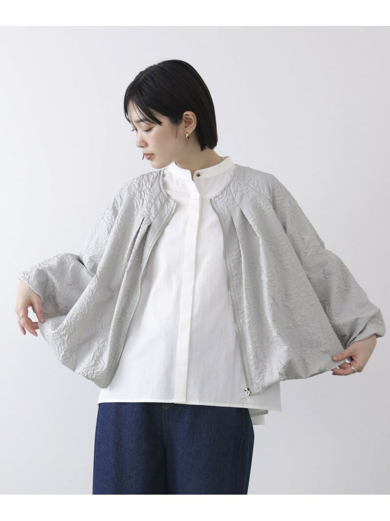 乐天商城 - 【SALE／30%OFF】ふくれジャガードブルゾン Bou Jeloud バブ / ブージュルード ジャケット・アウター ブルゾン・ジャンパー グレー ブラック【RBA_E】【送料無料】[Rakuten Fashion]