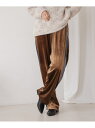 【SALE/20%OFF】ベロアサイドラインパンツ Bou Jeloud バブ / ブージュルード パンツ その他のパンツ ブラック ネイビー ブラウン【RBA...