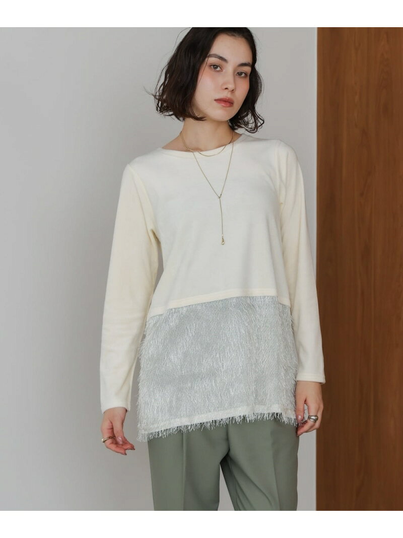 Rakuten - 【SALE／9%OFF】ジャージーベロアレイヤープルオーバー Bou Jeloud バブ / ブージュルード トップス カットソー・Tシャツ ブラック ホワイト【RBA_E】【送料無料】[Rakuten Fashion]