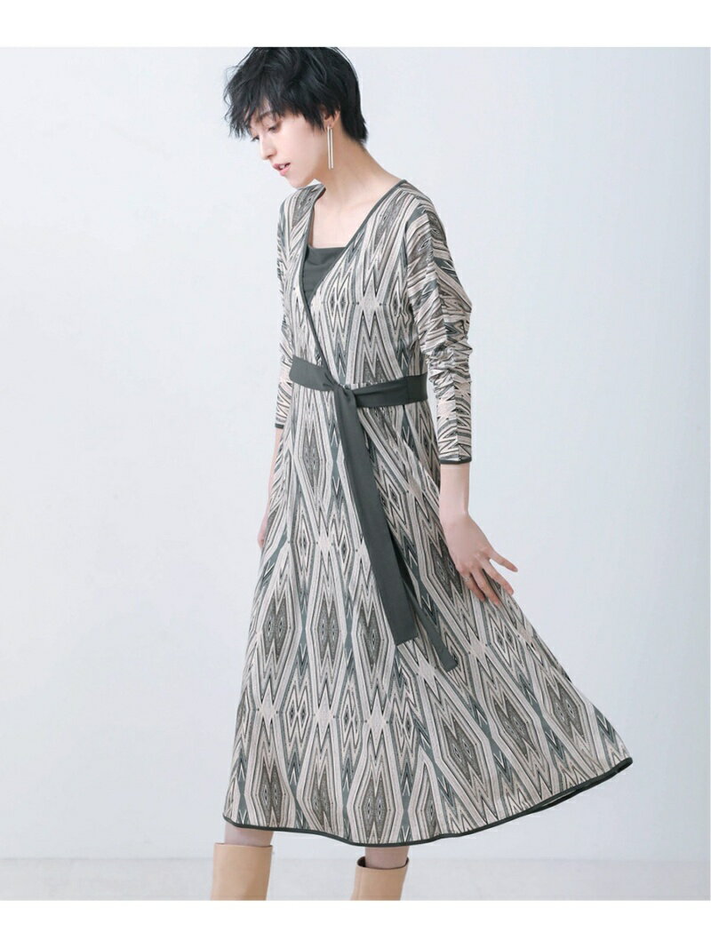 超目玉 Sale 30 Off カシュクールジャージワンピース Bou Jeloud ブージュルード ワンピース 長袖ワンピース グレー Rba E 送料無料 Fashion 売れ筋 Indiatribune Com