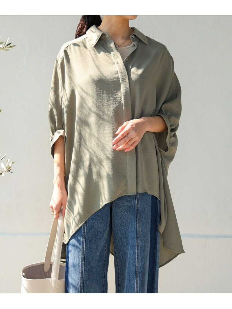 【SALE／20%OFF】麻ライクシャツチュニック Bou Jeloud バブ / ブージュルード ワンピース・ドレス チュニック イエロー カーキグリーン ブラック【RBA_E】【送料無料】[Rakuten Fashion]