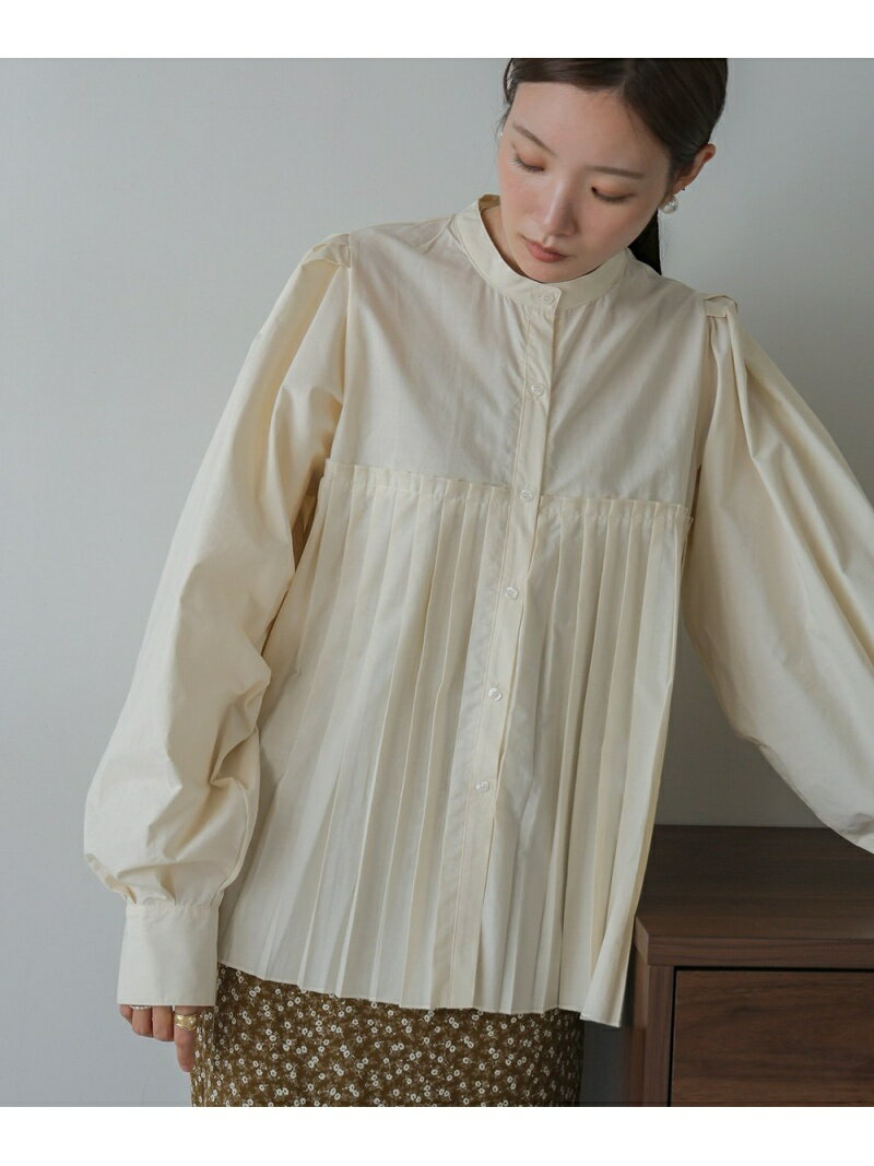 Rakuten - 【SALE／30%OFF】ボリュームスリーブプリーツブラウス Bab バブ / ブージュルード トップス その他のトップス グレー ピンク ホワイト【RBA_E】【送料無料】[Rakuten Fashion]