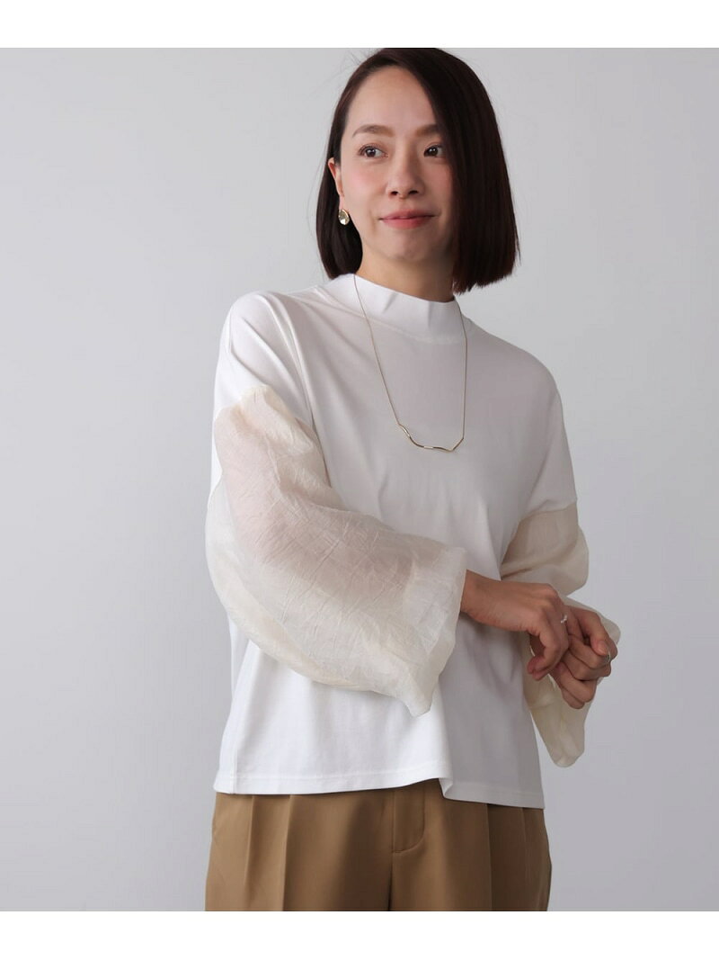 Rakuten - 【SALE／30%OFF】シアースリーブプルオーバー Bou Jeloud バブ / ブージュルード トップス スウェット・トレーナー ホワイト ブラック【RBA_E】【送料無料】[Rakuten Fashion]