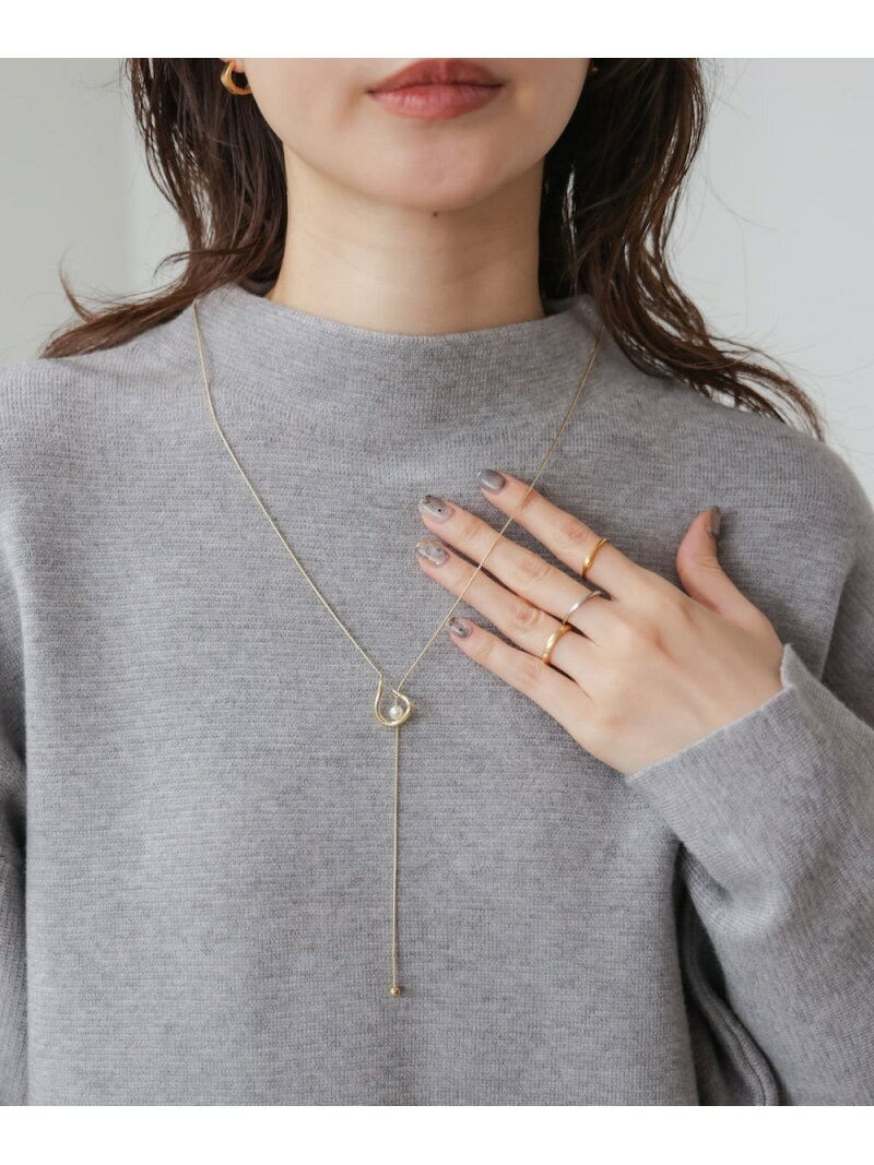 フックパールスライドネックレス Bou Jeloud バブ / ブージュルード アクセサリー・腕時計 ネックレス ゴールド[Rakuten Fashion]