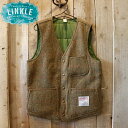 RRL(ダブルアールエル ラルフローレン)【Harris Tweed】 リバーシブル ベスト 【メンズ ハリス ツイード 中綿 】