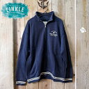 【SUMMERセール】【セール】Abercrombie&Fitch(アバクロンビー&フィッチ)ハーフジップ スウェット【 ハイネック クォータージップ 】【 大きいサイズ 】