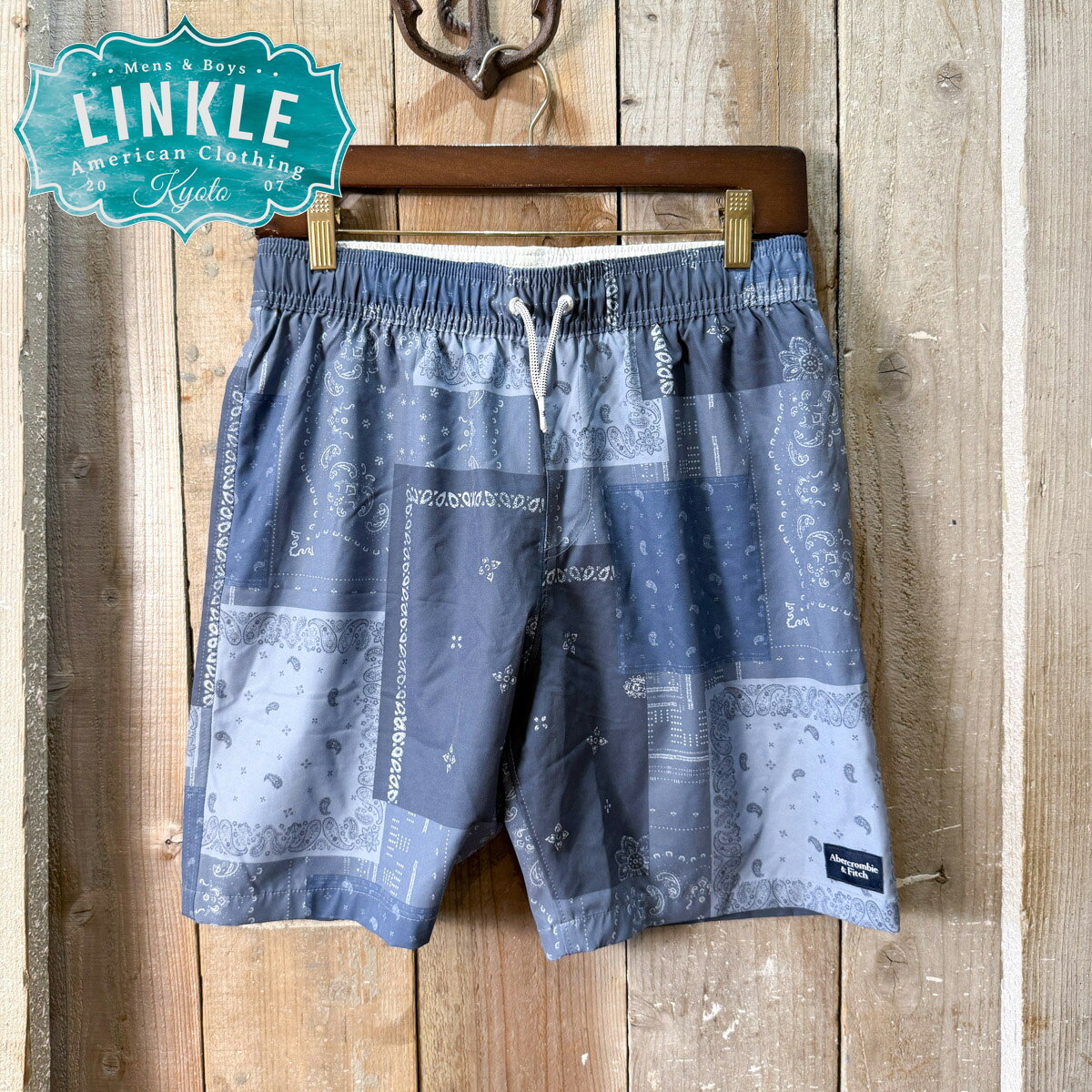 【セール】【ボーイズ】abercrombie(アバクロンビー)スイム ショーツ【水着 海水パンツ ショート パンツ 】